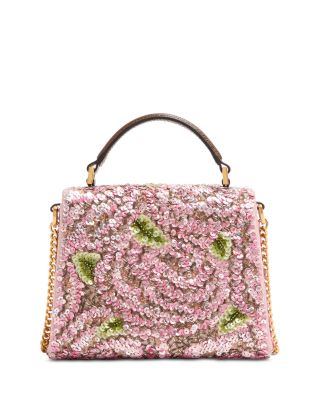 VLogo Mini Sequin Saddle Bag