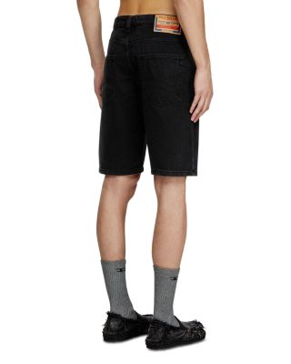 Regular Fit Black Denim Jean Shorts