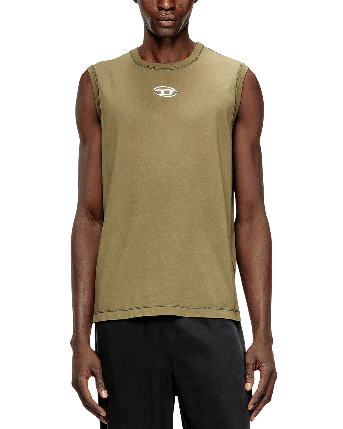 Diesel Logo Graphic Tank Top