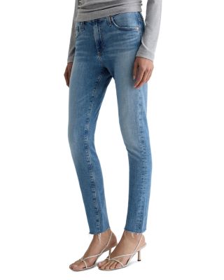 Farrah Mid Rise Skinny Ankle Jeans in American West