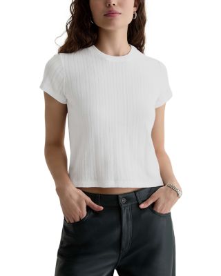 Sadie Crewneck Cropped Tee