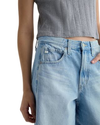 Hattie High Rise Denim Bermuda Shorts