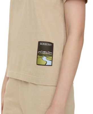  Landscape Label Cotton T-shirt