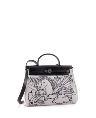 31 Herbag Zip Pegase Pop Toile and Leather