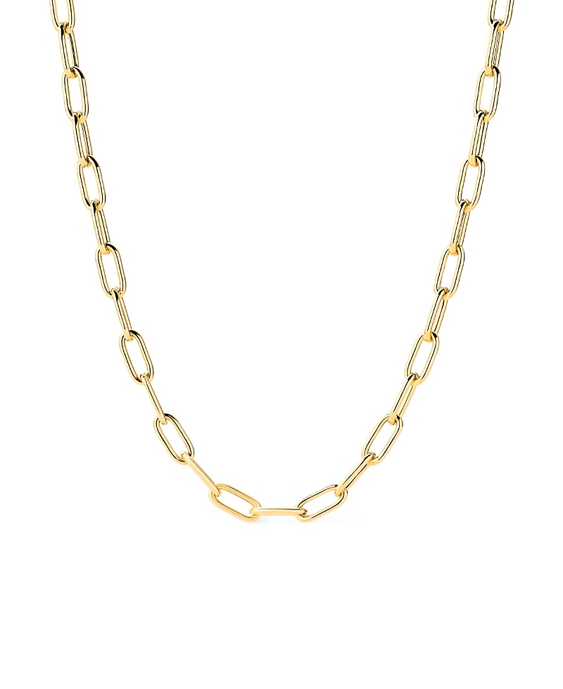 Ana Luisa Solid Yellow Gold Large Paperclip Necklace