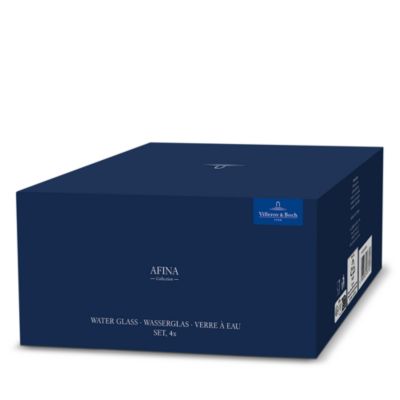 Afina Double Old Fashioned Glass, Set of 4