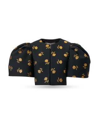 Cropped Bell Sleeve Jacket