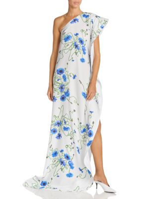 Envers Satin Asymmetrical Dress