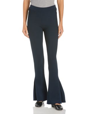 Silk Flare Hem Pants