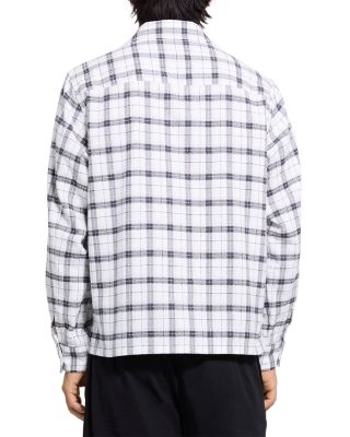 Plaid Button Down Overshirt 