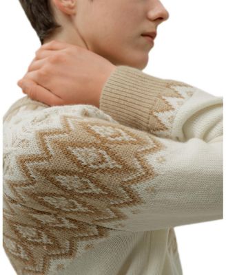  Wool Cashmere Fair Isle Sweater
