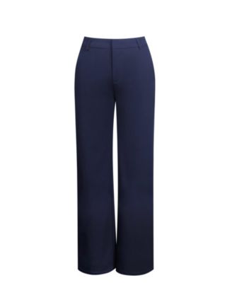  Yanin Low-Rise Straight Leg Pants