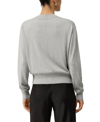  Round-Neck Silk Cashmere Cardigan