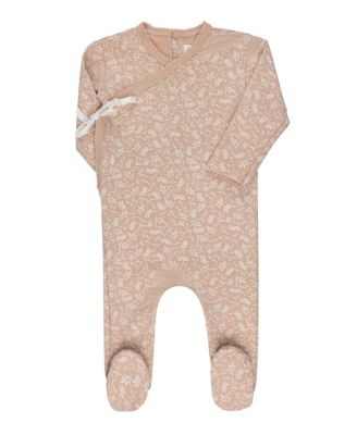 Unisex Modal French Terry Vine Collection Footie + Bonnet - Baby