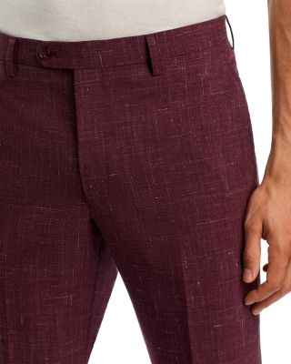 Slim Fit Solid Suit Pants