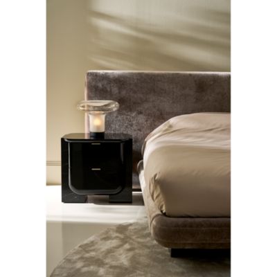 Overlap Small Nightstand, Dark