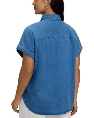 Abigail Short Sleeve Denim Shirt