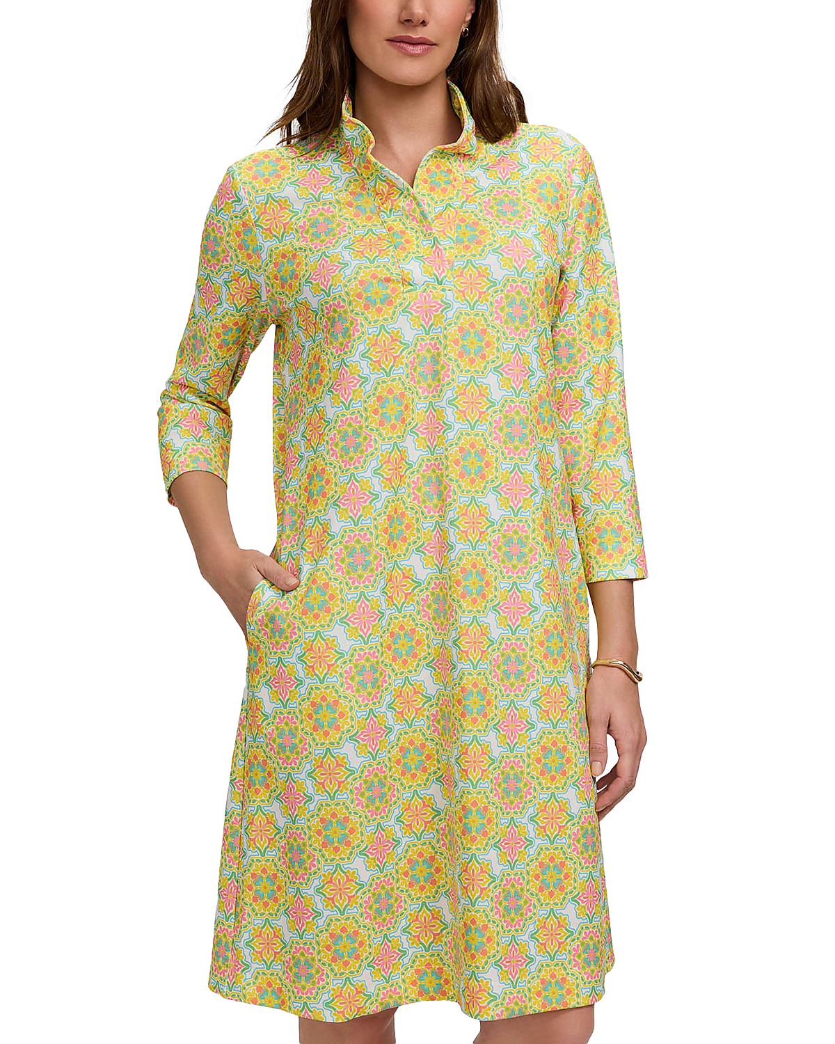 Foxcroft Tammy Sicilian Tile Dress