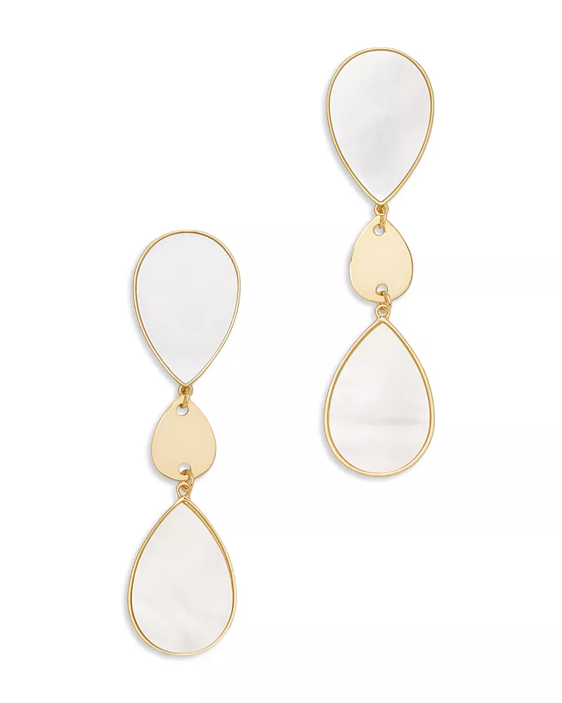Ramy Brook Kari Mother of Pearl Statement Earrings