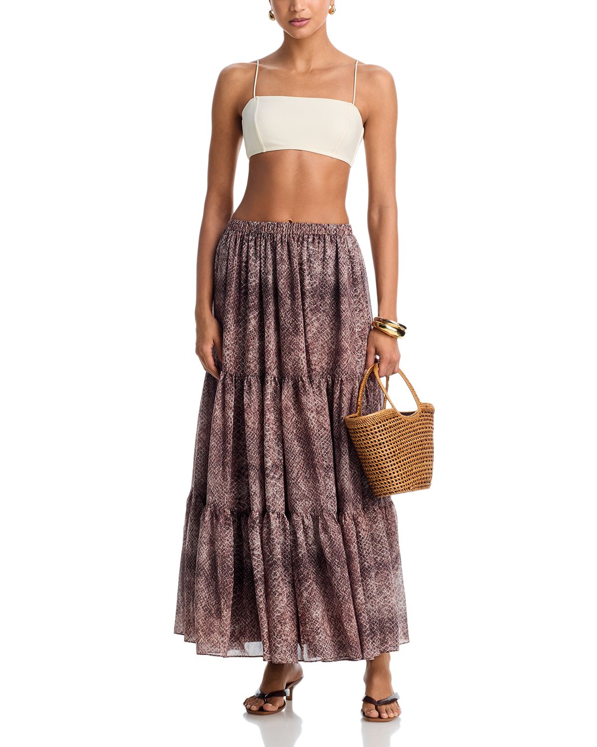Nicole Tiered Maxi Skirt thumbnail 2