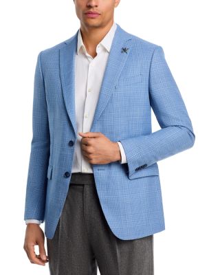 Slim Fit Tonal Plaid Sport Coat
