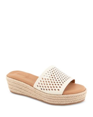 Women's Vandy Perforated Espadrille Slides