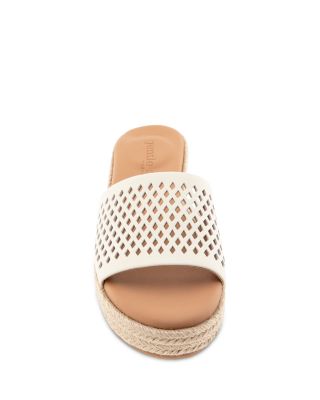 Women's Vandy Perforated Espadrille Slides