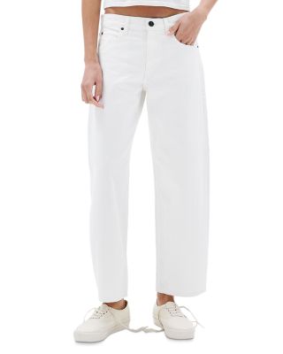 Jamie High Rise Curve Ankle Jeans in White