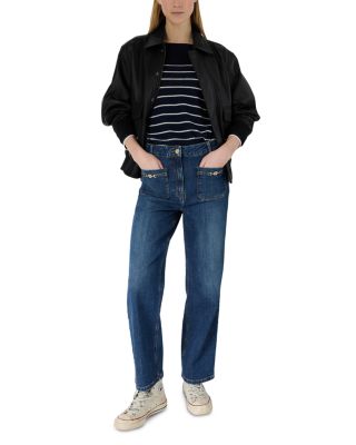 Arlina Mid Rise Jeans in Blue