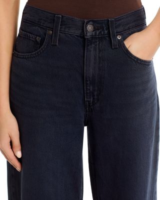 Cinch High Rise Wide Leg Jeans in Dark Humor - Exclusive
