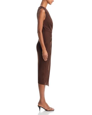 Jersey Knot Waist Midi Dress - Exclusive