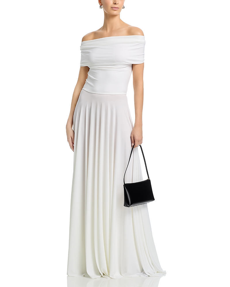Norma Kamali Flared Gown