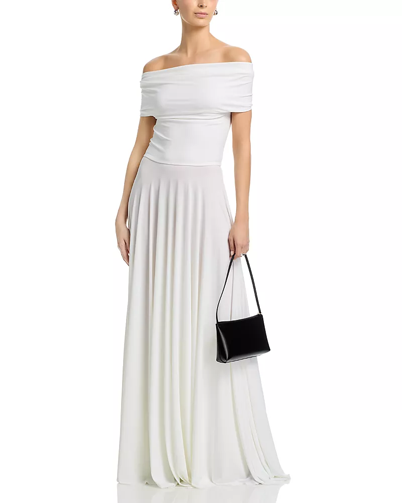 Norma Kamali Flared Gown