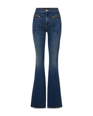 Beverly High Rise Skinny Fare Leg Jeans in City Lights