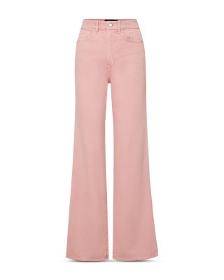 Taylor High Rise Wide Leg Jeans in Petal