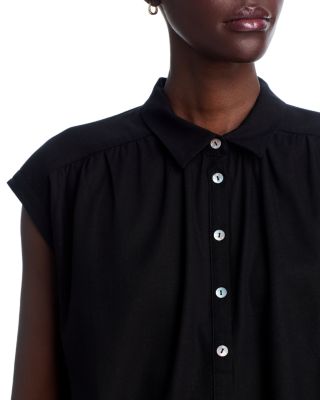 Short Sleeved Button Front Camp Shirt 