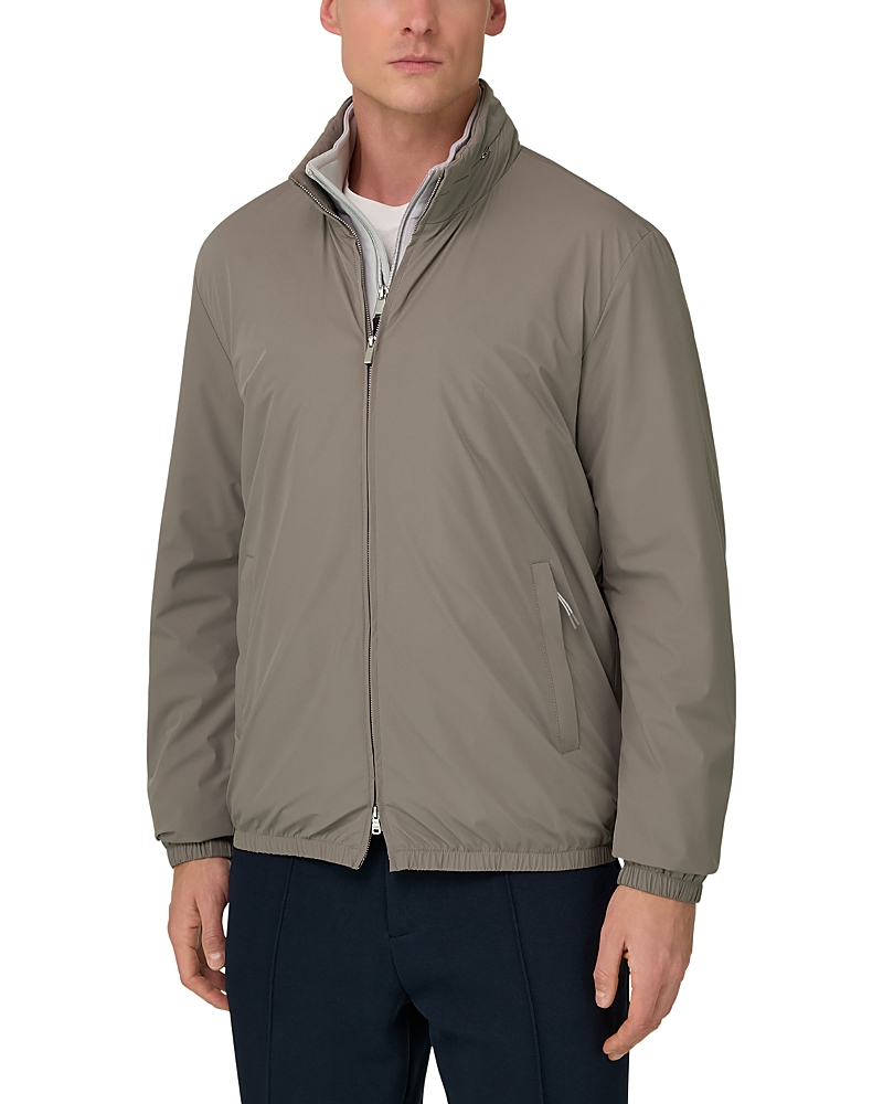 Boggi Milano Superlight Technical Fabric Bomber Jacket