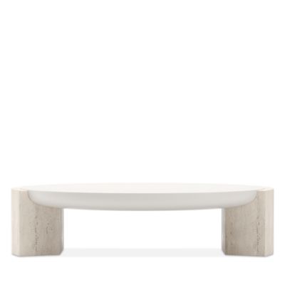 Overlap Round Cocktail Table, Light