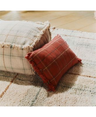 Tartan Handloom Pouf