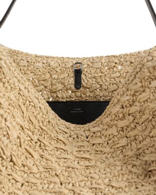 Woven Paper Raffia Tote Bag