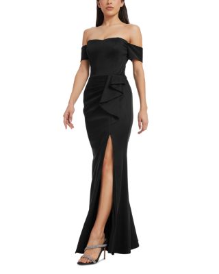 Gabrielle Off-the-Shoulder Gown