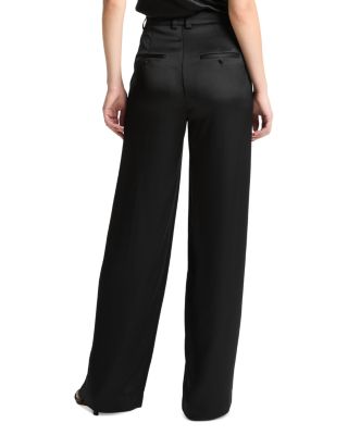 High Waist Satin Pants 