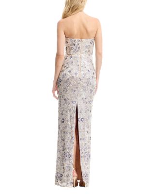 Teresa Bustier Sheath Gown