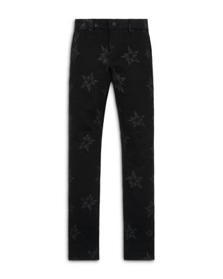 Skinny Fit Star Pattern Jeans