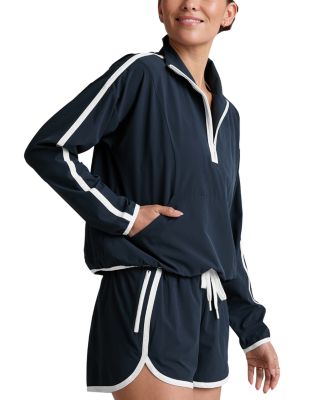 Course Contrast Half Zip Sweatshirt