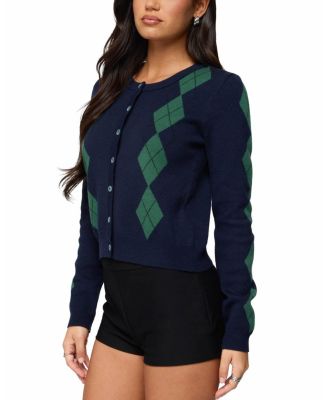 Farren Argyle Cardigan