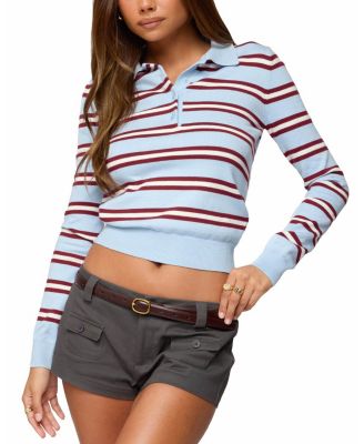 Brayden Striped Polo Sweater