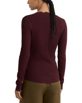 Vinny Scallop Detail Cardigan