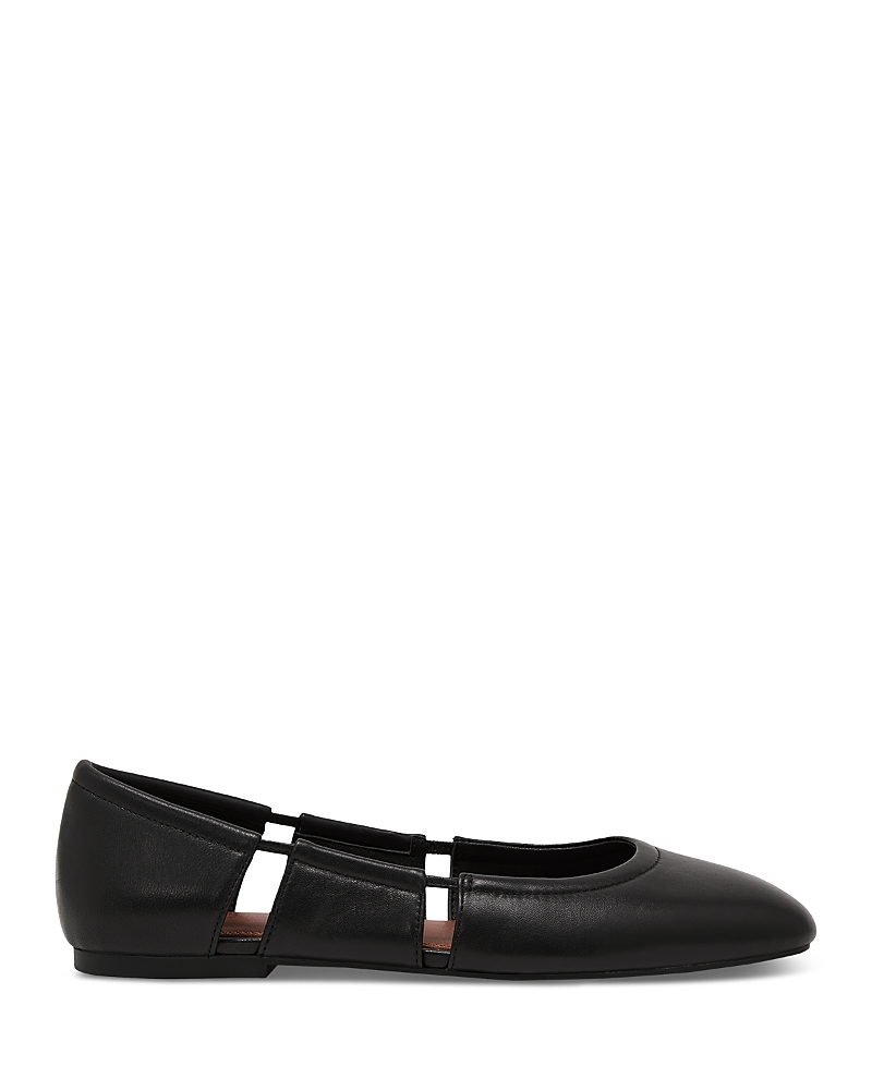 Reiss Women's Leona Cutout Leather Ballet Flats