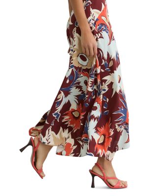 Asha Printed Midi Dress